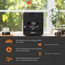 R1 Home Coffee Roaster pack of Cooling Tray C1-100g-150g Electric Direct Fired Coffee Roasting - Easy Operation and Clean - App Control - History Saving Function - 110V Black