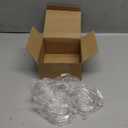 VIS'V Wreath Hanger, Large Twist Lock Suction Cup Wreath Hooks, Heavy Duty, 22 LB Capacity, Removable and Reusable, Round, Clear, 4 Pcs