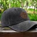 3 x 2025 Retirement Gifts Funny Retired Gifts for Men/Women,Retired Hats Retirement Trucker Hat Mesh Leather Baseball Cap (Black)