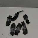 KOOLTAIL Anti Slip Dog Socks to Prevent Licking Paws for Hardwood Floors, Waterproof Dog Boots & Paw Protector Traction Shoes for Small Medium Large Senior Dogs Grey S (Small(Paw Width:1.7"-2"))