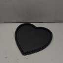 Coffee Table Tray, Home Decor Heart Shaped Tray, Concrete Black Coffee Table Decor Trays, Serving Decorative Trays for Dining Table