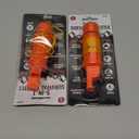 SE 5-in-1 Orange Survival Whistle with Compass, Signaling Mirror, Lanyard, and Fire Starter - 112dB, 4.5-Inch Length - Ideal for Hiking, Camping, Emergencies (2-Pack) - CCH5