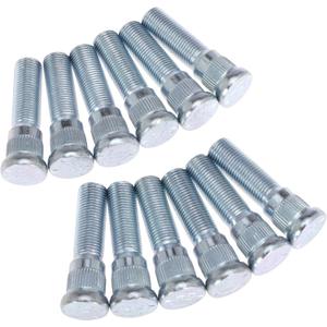 HiFeedor 12Pack Wheel Stud for Trailer for Axles 2, 000 lb to 7, 000 lb with 1/ 2"-20 UNF Thread Size 0.617" Spline, 0.77" Head 2.19" Length