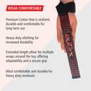 Outex Lifting Wrist Straps for Weightlifting  Heavy Duty Gym Straps with Neoprene Padding for Deadlifts, Powerlifting & Bodybuilding  Unisex Grip Support for Strength Training (Black-Red Silicone)