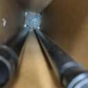 KAMANINA 1 Inch Wood Double Curtain Rods for Windows 36 to 72 Inches (3-6 Feet), Heavy Duty Decorative Curtain Rods, Wooden Drapery Rods with Leaf Pattern Finials, Black