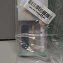 BTArtbox Press On Nails Almond - Medium Cat Eye French Tip Nails with Glue for Daily Nail Art, Fake Nail Extensions In 15 Sizes - 30 Nail Kit, Liquid Radiance