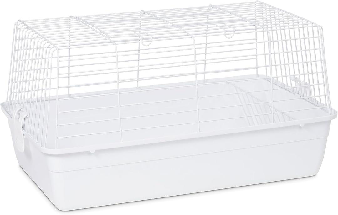 Prevue Pet Products Carina Animal Tubby - Small Animal Cage for Guinea Pigs, Dwarf Rabbits, Indoor and Outdoor Use, Lightweight, Travel Friendly Enclosure - Small, White