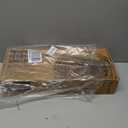 WOPITUES Floating Shelves for Wall Decor Sign, Bathroom Organizers and Storage, Bathroom Shelves Over Toilet with Metal Guardrail, Black