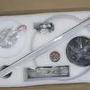 LEDIARY 60 Inch Flush Mount Ceiling Fans with Lights, Remote & APP Control