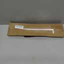 15.7 Inch Hanging Pot Rack,No Drilling Pot and Pan Organizer,Aluminum Alloy Utensil Holder,Kitchen Wall Hanging Hooks with 8 Movable Hooks,Black