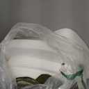 AAAAAcessories D-Shaped Chair Cushions, 2" Thick Dining Chair Pads with Ties and Removable, Machine-Washable Cover, 17" x 16", Set of 6, Dark Olive Green