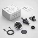 OHLPRO for MagSafe Car Mount Charger iPhone Wireless Car Charger, Stick on Dashboard Magnetic Phone Holder Mount for iPhone 17 Pro Max 16 15 14 Series, 15W Fast Charging, Aluminum Shell