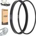 10L0L Golf Cart Clutch Drive Belt & Starter Generator Belt Kit for Yamaha G1 / G3 2 Cycle Gas Models 1978-1989,OEM# J10-46241-00-00, J17-46241-00-00, J10-81173-00