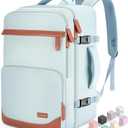 Velaybor 40L Travel Backpack with USB Charging Port, Water-Resistant Carry On Backpack for Men Women, Business Laptop Backpack for Trips & Commutes, Fits 15.6/ 17.3 Inch Laptop