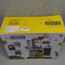 Kids Kitchen Playset, 68 PCS Toddler Kitchen Playset for Toddlers 1-3 3-5, 32.2IN Play Kitchen with Spraying, Light & Sound, Cooking Stove, Play Sink, Oven and Toy Kitchen Accessories (Green)