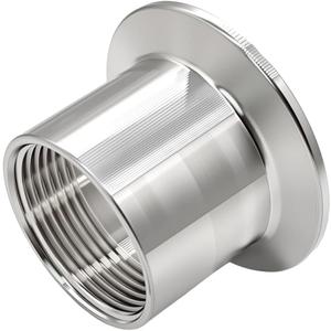 Beduan 1.5" Tri Clamp to 1-1/2" NPT Female Stainless Steel Sanitary Fitting Home Brew Connector (Ferrule OD 50.5mm)