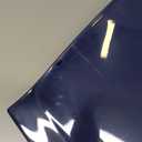 iDesign Small Bathroom Trash Can, Ideal for Primary and Guest Bathroom or Office, Blue, Made in USA (Navy)