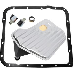 Shift Transmission Solenoid Valve with Filter Gasket Kit 4L60E - Replaces 24230298, 24208576 - Compatible with Buick, Cadillac, Chevy Trucks - Rainier, Escalade, Astro, Avalanche, Blazer, Camaro