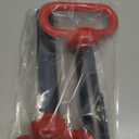 5/8" Trailer Tow Hitch Pin Clip 3 Point Receiver Hitch Pins, 5/8" x 4-1/2" Gym Locking Hitch Pin with 4pcs 3" R Clip Rubber-Coated Red Handle, Heavy Duty Clevis Gate Pins Tractor Accessories