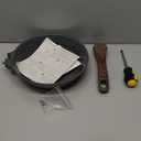 SENSARTE Nonstick Frying Pan Skillet, Swiss Granite Coating Omelette Pan, Healthy Stone Cookware Chef's Pan, PFOA Free (8/9.5/10/11/12.5 Inch) (8 Inch) (Gray)