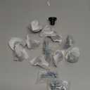 khtumeware 10 Pack Cabinet Knobs Black Kitchen Cabinet Knobs Round Dresser Drawer Knobs Matte Black Drawer Pulls Closet Door Knobs 1-1/5 Inch