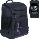 Roller Skate Bag Multi-Compartment Ice Skating Backpack Adjustable Straps Figure Skate Bag Up to US Men Size 13 Inline & Quad Speed Skating for Women and Man