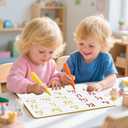 Tlpmsk Small White Board, Dry Erase LapBoards 9''x 12'' Mini White Board Double Sided Portable LapBoards for Students Teachers School Supplies (12 Boards with Line)