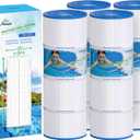 PCC80 Pool Filter Replaces Pentair CCP320, Unicel C-7470, Ultral-A5, 4 Pack