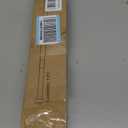 Modern Brushed Nickel Curtain Rods for Windows 16 to 60 Inches Adjustable Length Heavy Duty 1" Diameter Window Curtain Rod with Solid Metal Finials for Outdoor Farmhouse Bedroom Kitchen Living Room