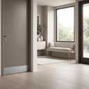 Prime-Line J 4620 10 x 34 In., Aluminum, Door Kick, Satin Finish (Single Pack)