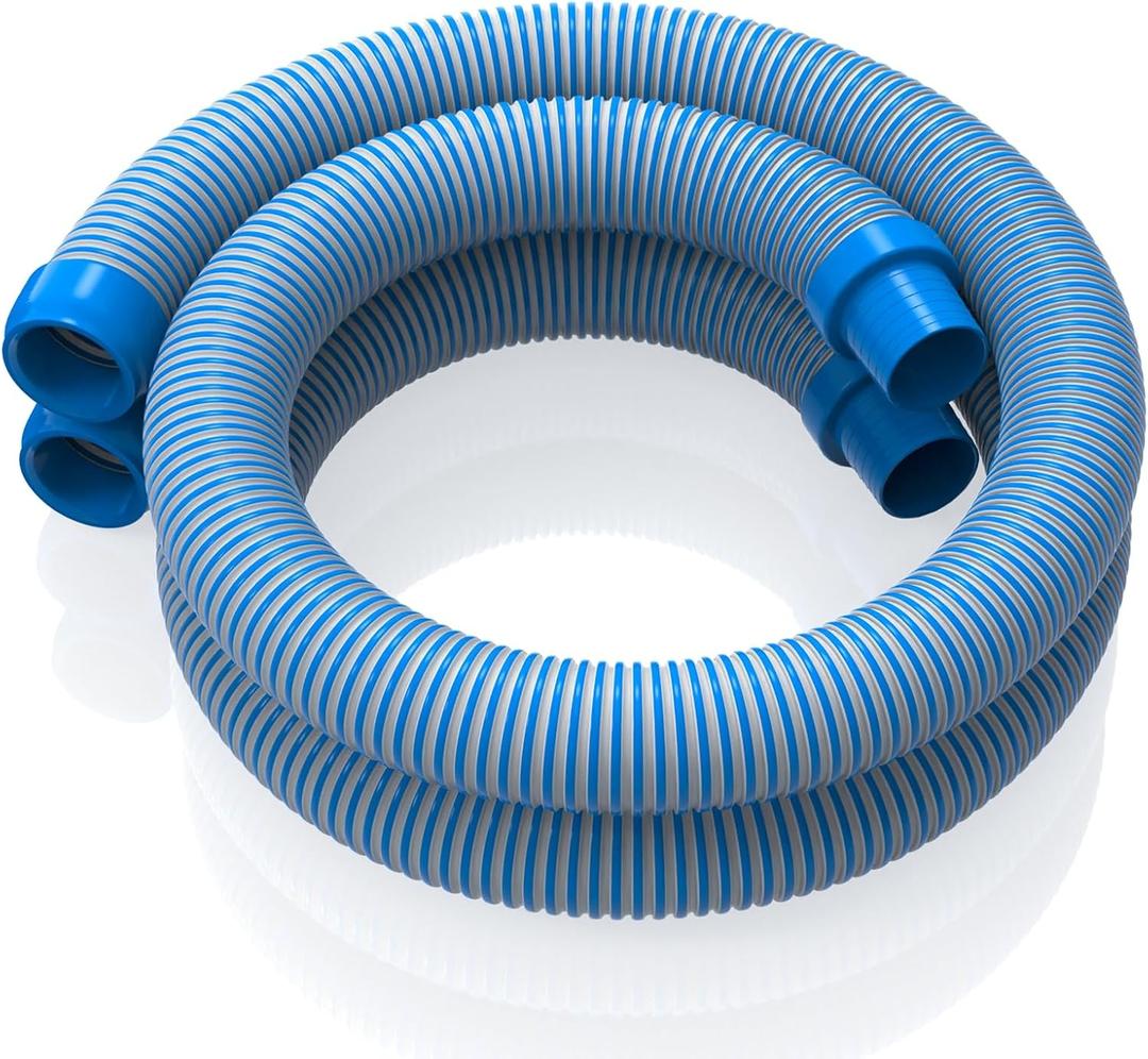 Poolvio 1.5" Pool Vacuum Hoses for Inground Automatic Cleaners, Blue 2 Packs