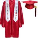 Newrara Kindergarten Graduation Cap and Gown Stole Package for Kids 24