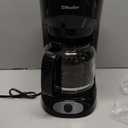 Mueller 12-Cup Drip Coffee Maker - Borosilicate Carafe, Auto-Off, Reusable Filter, Anti-Drip, Keep-Warm Function, Clear Water Level Window Coffee Machine, Kitchen Essentials & Accessories (Black)