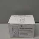 Anti Theft Ring Doorbell Mount: Metal Ring Apartment Door Mount Blink Doorbell Camera Holder No Drill - Renter Friendly Ring Doorbell Mount No Damage (Frosted Bistre)