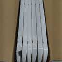 6-Tier Narrow Shoe Rack for Small Entryways, Space-Saving Adjustable Stackable Shelves, Free Standing Shoe Organizer for Closet, Corner, Doorway, White