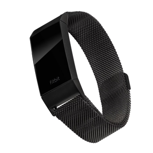 WITH it Stainless steel mesh band for use with FITBIT CHARGE 4 & CHARGE 3
