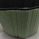 B FSOBEIIALEO Storage Ottoman Cube, Flowers Shaped Ottomans with Storage Foot Stool Footrest for Lving Room, Boucle Ottoman Seat for Dorm Room,Faux Teddy Fur, Green 12.6"x12.6"x12.6"