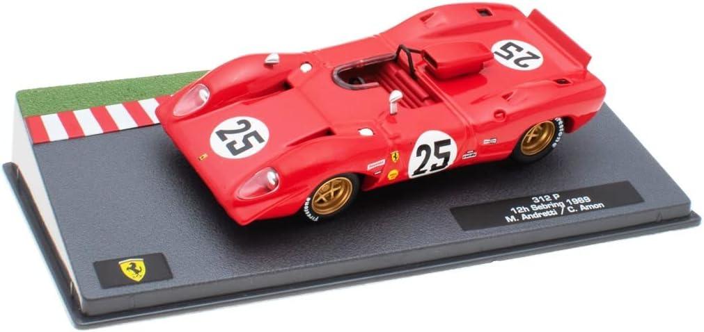 OPO 10 - Miniature car 1/43 Ferrari 312 P - 12h Sebring 1969 ANDRETTI - FT013