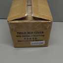 Tissue Box Cover With Mother Of Pearl Inlay