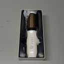 CARESKY Cordless Curling Iron Brush, 1.5 Inch Mini Travel Hair Curler with 200 Million Negative Ions, Portable Heated Round Straightener Brush Rechargeable for Curl, Touch-Up, De-Frizz, Styling (Pearl White)