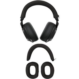 [2Sets] for Bowers & Wilkins Px7 S3 Case Cover,NOUKAJU Silicone Protective Cover,Headphones Accessories,Silicone Ear Pads & Headband,Case for B&W Px7 S3 Headphones(Black)