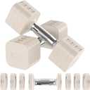 Adjustable Dumbbell Set for Women - Men, 17.6LB/22LB/26.4LB/30LB Each Pair Weights Dumbbells Set for Choice, Compact Adjustable Hand Weights for Home Gym, Office, Full Body Workout