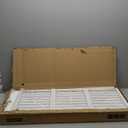 VASAGLE Laundry Hamper, Laundry Basket, Laundry Sorter with 3 Pull-Out and Removable Bags, Shelf, Metal Frame, 3 x 10.6 Gallons (40 L), 36.4 x 13 x 28.4 Inches, Dove Gray and Cloud White UBLH301W03