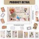 Containlol 600 Pcs Vintage Scrapbook Stickers for Junk Journal Antique Scrapbooking Supplies Aesthetic Decorative Washi Paper Stickers Kit for Bullet Journaling DIY Planner Cottagecore Collage Album