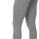 Sunzel Nunaked Workout Leggings for Women, Tummy Control Compression Workout Gym Yoga Pants, No Front Seam & High Waist (Medium, Charcoal)