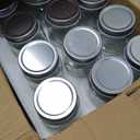 Betrome 8 oz Mason Jars, 24 Pack 240ml Glass Canning Jars with Regular Mouth Lids, Glass Storage Containers for Overnight Oats, Jam, Jelly, Honey, Beans, Spice, Wedding Party Favor, Shower Favor