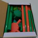 Shooting Games Toys for Age 5 6 7 8 9 10+ Year Old Boys, Kids Toy Sports & Outdoor Game with Moving Shooting Target & 2 Popper Air Toy Guns & 24 Foam Balls, Gifts for Boys and Girls