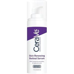CeraVe Anti Aging Retinol Serum For Face, Encapsulated Retinol With Hyaluronic Acid, Niacinamide & Ceramides, Smooths Wrinkles & Fine Lines, Gentle Skin Brightening Serum, Fragrance Free, 1 Oz