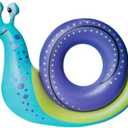 Generic Inflatable Snail Pool Float Tube 46"" X 45"", Large, Blue
