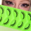 5 pairs Wispy Cat Eye Lashes Wispy False Eyelashes Natural look Eyelashes (MA05C)